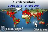 Locations of visitors to this page